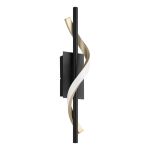 Eglo Applique Murale Conaprato Acier Brushed Laiton, Noir 8.8W 1050lm - 827-840-865 CCT | Dimmable
