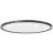 Brilliant Brennan Plafonnier Plastique Noir Blanc 18W 2700lm - 827-840 CCT | 420mm - IP44 - 3 Niveaux De Gradation Dimmable