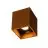 SLV Up/Down Applique Murale Acier Rouille Carré 14W 548lm - 830-840 CCT | Extérieur - IP65