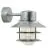 Nordlux Blokhus Applique Murale Acier et Verre Gris | IP54 - Convient pour E27