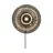 It's about RoMi Applique Murale Brussels Verre Noir | Convient pour 1x E27 