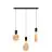 Calex XXL Royal Dorée Ensemble complet - Including 3 XXL Ampoules + Cordset Rectangulaire base