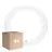 Lot 4x Ledvance Tube LED T9 Value Circulaire (EM/Direct 230V) 11W 1320lm - 840 Blanc Froid | Équivalent 22W