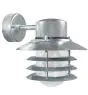 Nordlux Vejers Applique Murale Acier Galvanisé et Verre Gris | IP54 - Convient pour E27