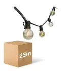 D'Lite LED Guirlande lumineuse Sparkl 25m 4W 250lm - 827 Blanc Très Chaud | IP44 - 5x Connectable