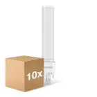 Lot 10x Noxion Lucent PL-C LED 7.4W - 830 Blanc Chaud | 2-Pins - Équivalent 26W