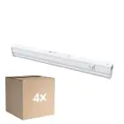 Lot 4x Noxion Réglette LED Batline V2.0 4W 480lm - 830-865 CCT | 30cm
