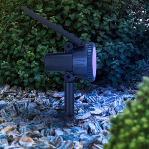 Ground spike lights