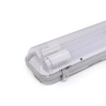 Noxion LED Waterdichte Montagebalk Behuizing Poseidon V2.0 incl. 2x Noxion LED Buis T8 Standard Output 15W 2x1800lm - 830 Warm Wit | 120cm
