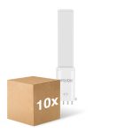 Voordeelpak 10x Noxion Lucent PL-S LED 4.3W - 830 Warm Wit | 4-Pin - Vervangt 9W