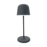Eglo Tafellamp Mannera-S Aluminium Zwart 1W 170lm - 825-830-840 CCT | IP54 - Touch Dimbaar - USB-C