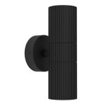 Eglo Wandlamp Tomelloso Buitenverlichting Aluminium Zwart | Geschikt voor 2x GU10