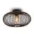 Good&Mojo Plafondlamp Cango Bamboe Zwart | Geschikt voor 1x E27 