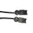 Noxion GST - Compatibel Verlengkabel Zwart - Mannelijk + Vrouwlijk - 5m - 3 pole 1,5mm2