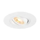 SLV New Tria 75 XL Spot Aluminium Wit Rond | Zaagmaat 75mm - Geschikt voor 1x GU10 