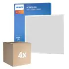 Voordeelpak 4x Philips LED Paneel Ledinaire RC065B 28W 3400lm - 840 Koel Wit | 60x60cm - UGR 