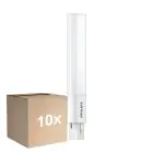 Voordeelpak 10x Philips CorePro PL-S LED 5W - 840 Koel Wit | 2-Pin - Vervangt 11W