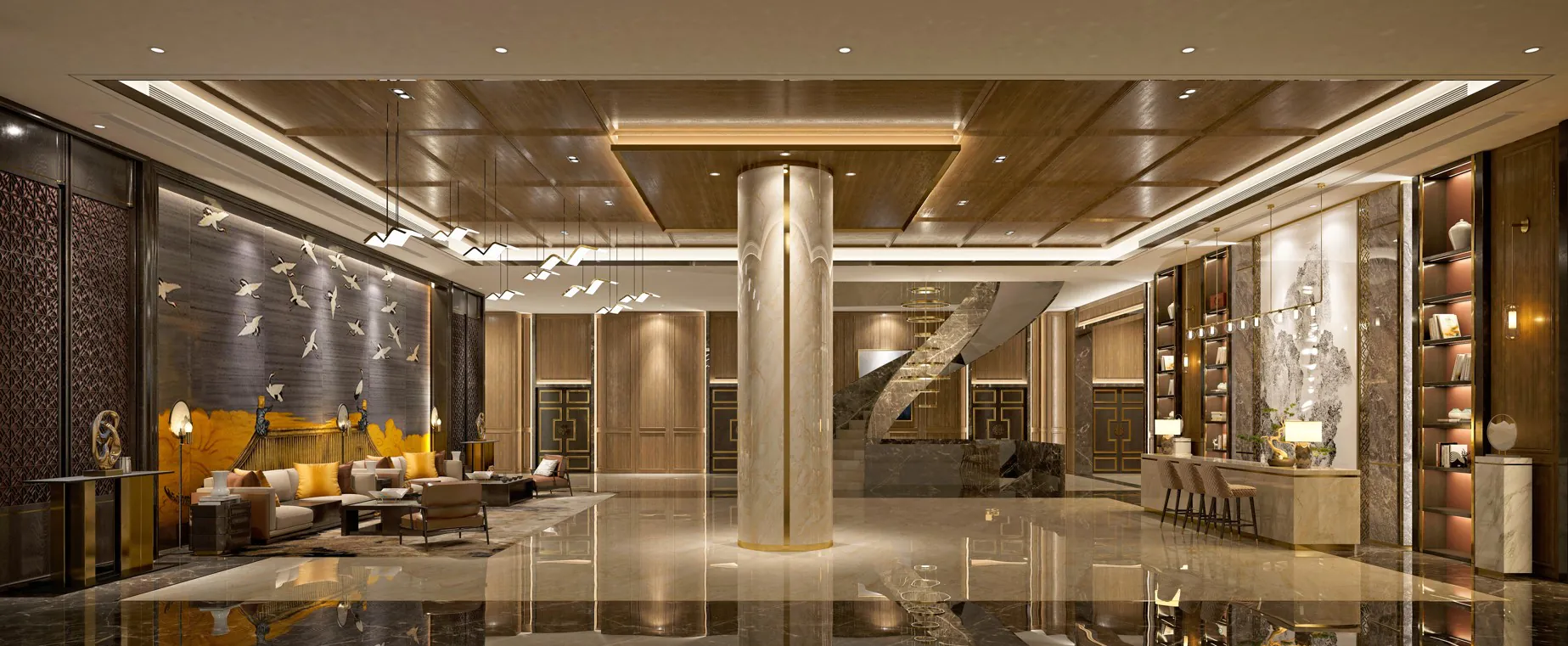 Receptie LED verlichting